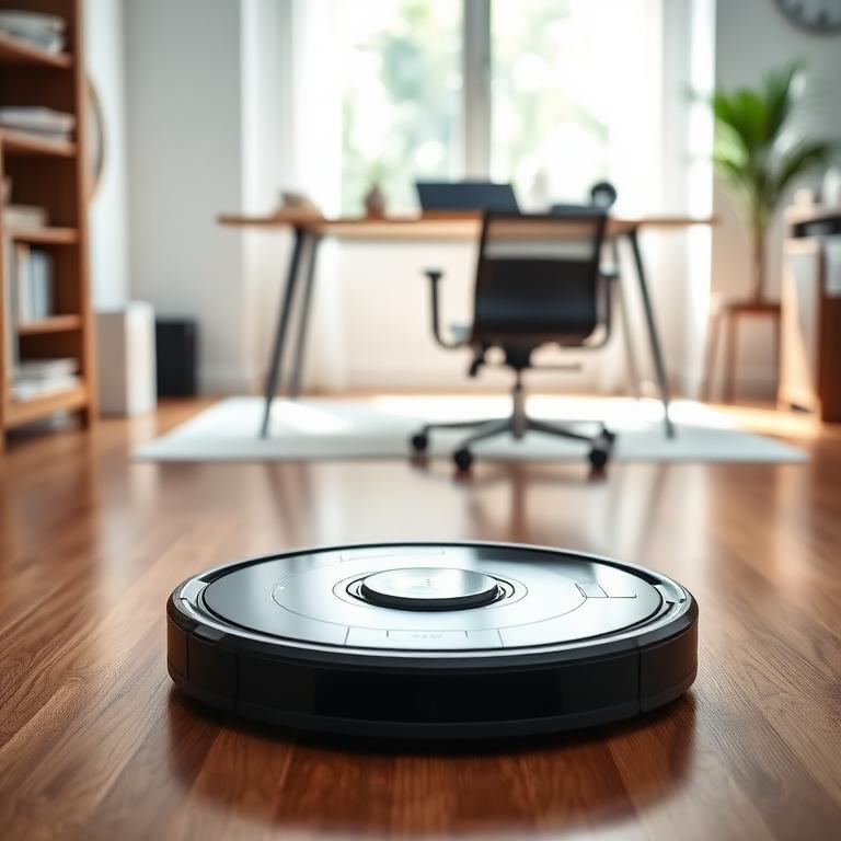 Robô SmartHome Pro em uso na escritório